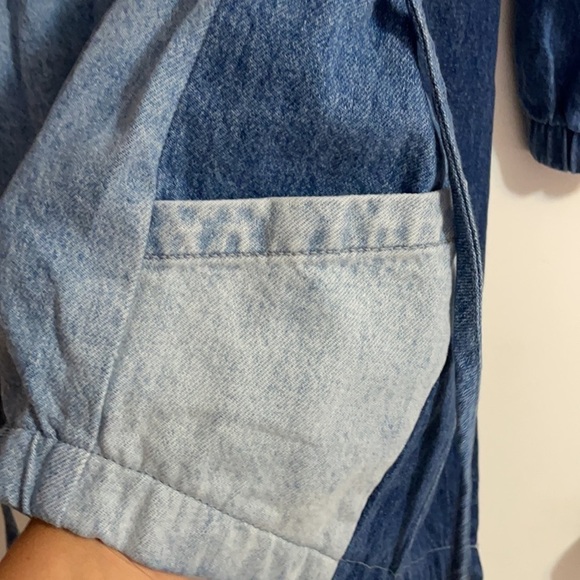 Free people x PRPS Goods Streetwear Oversized Japanese Denim Jacket Gorpcore - Picture 10 of 14